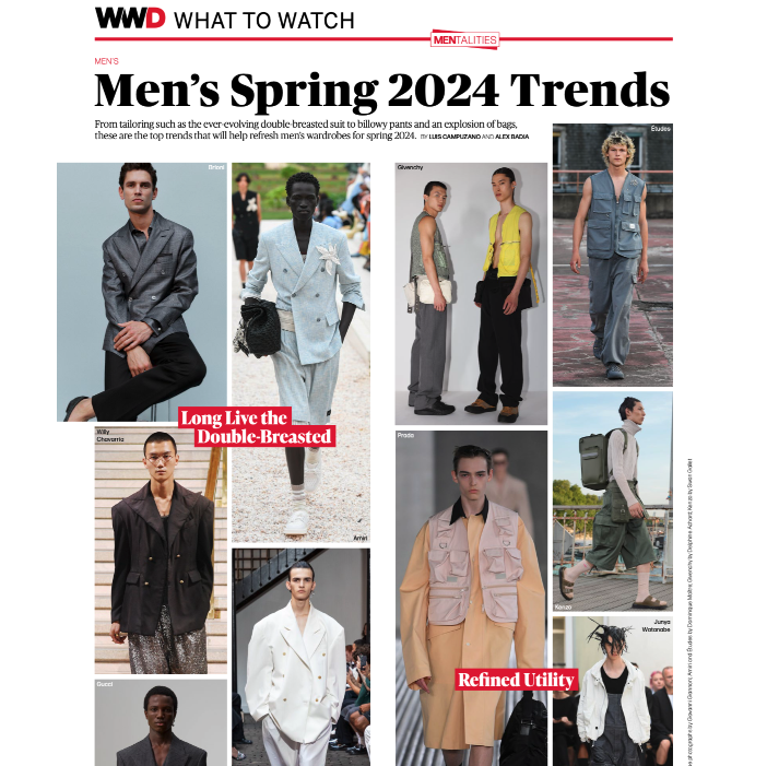 Menswear trend SP 2024 - part 1