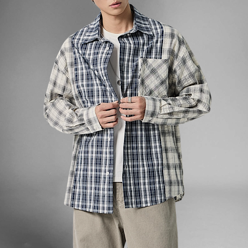 Plaid on plaid shirt – Generayxion